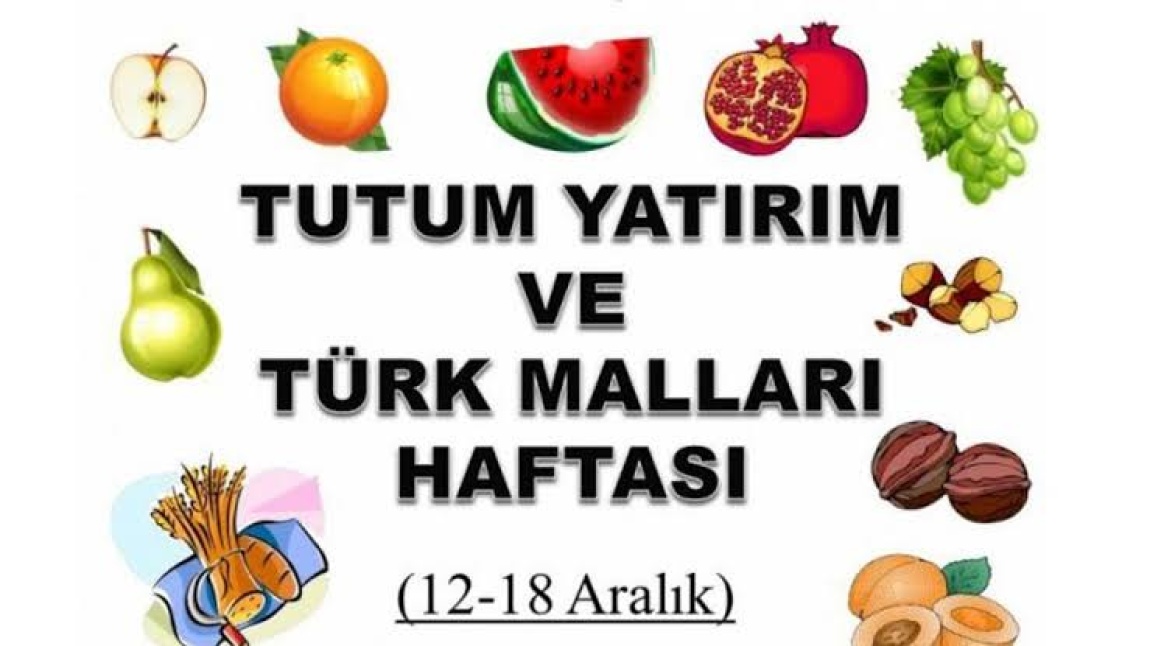 YERLİ MALI HAFTASI ETKİNLİĞİMİZ